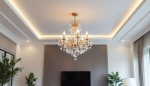 Le piège à éviter quand on fixe un luminaire lourd au plafond : cette fixation oubliée fait toute la différence