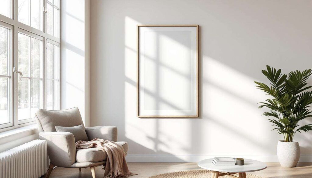 C’est officiel : il existe un moyen infaillible pour aligner parfaitement un cadre au mur sans remplir son salon de trous