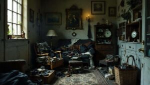 Avant : une entrée vieillotte et encombrée