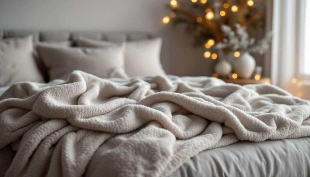 Fini les housses de couette, cette étoffe épaisse et réconfortante s’impose comme la star des chambres cet hiver