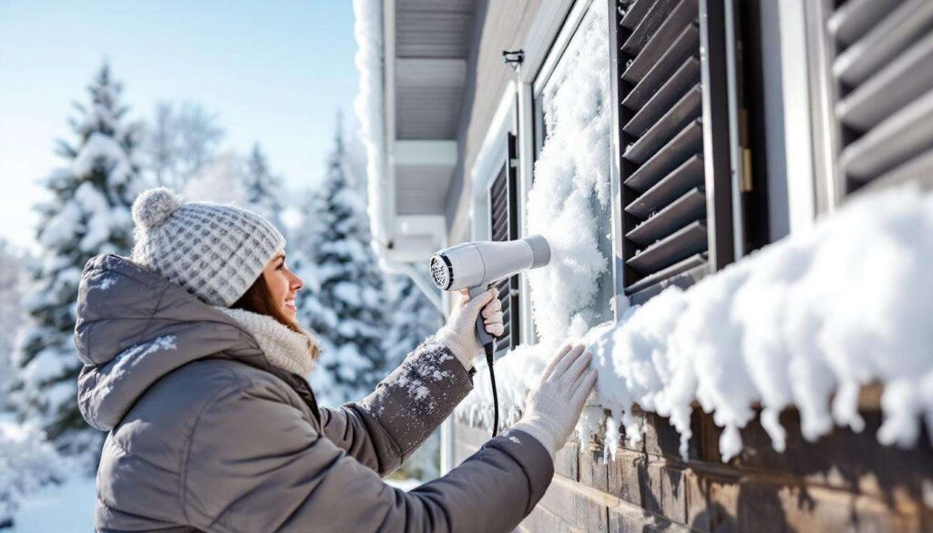 Volets roulants bloqués par le gel : le geste rapide pour les débloquer sans tout démonter