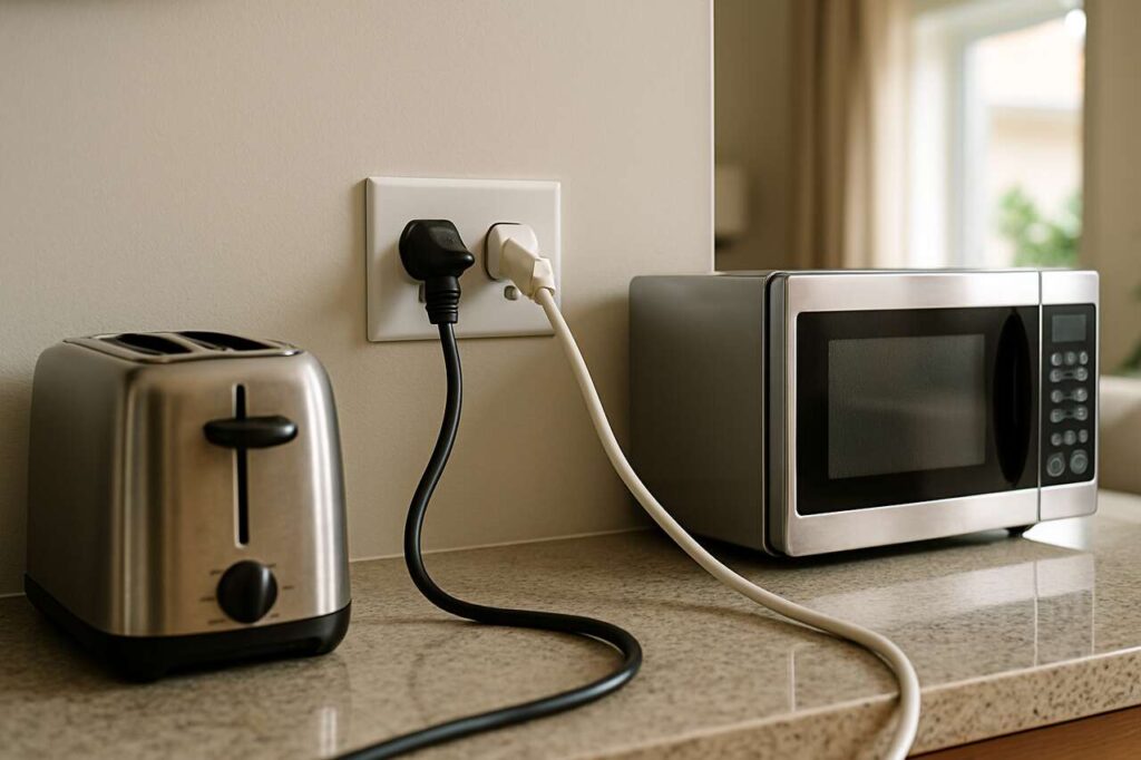 Pourquoi les électriciens déconseillent de brancher ces deux appareils sur la même prise