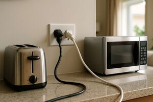 Pourquoi les électriciens déconseillent de brancher ces deux appareils sur la même prise