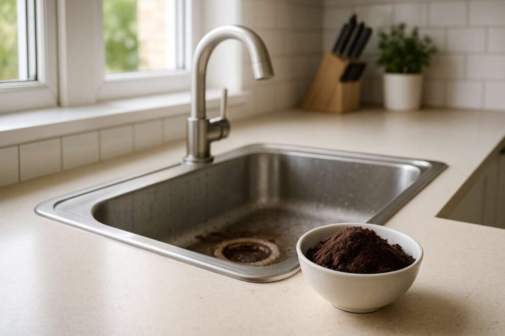 Siphon bouché : ce déchet de cuisine que vous jetez chaque matin le débouche en 5 minutes