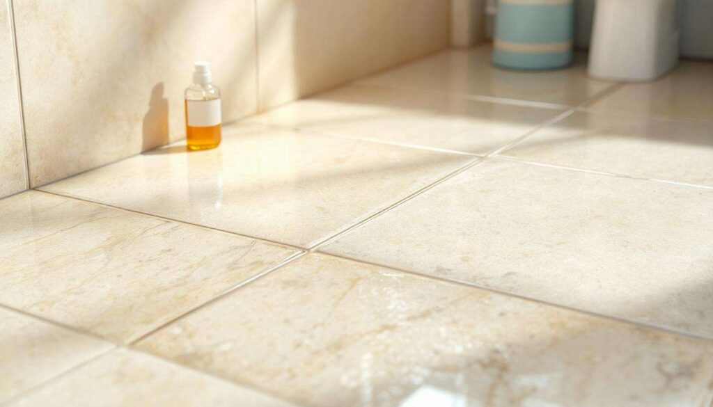 Une toute petite quantité de ce produit suffit pour nettoyer vos joints de carrelage