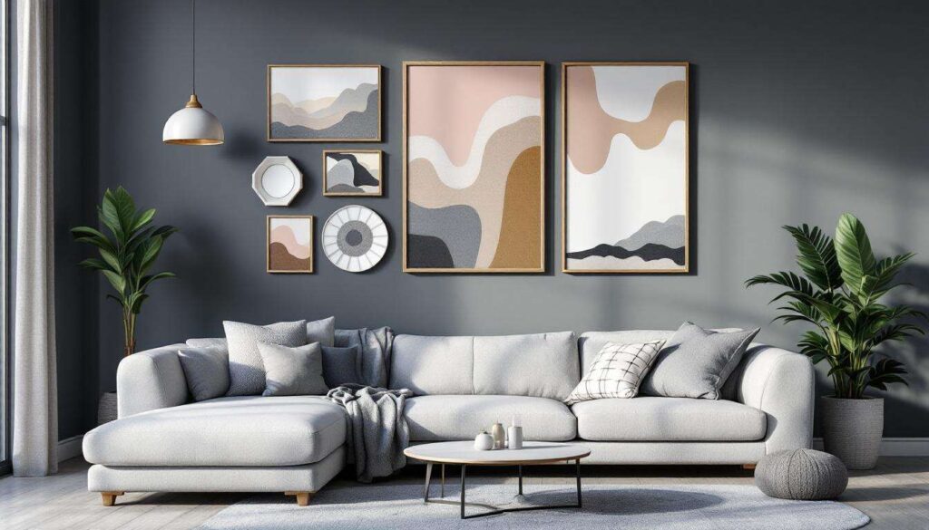 Cette déco murale à moins de 70 € donne enfin du caractère à mon salon trop sage