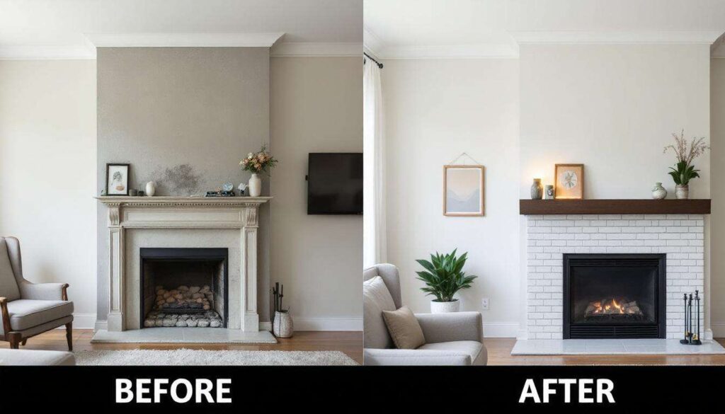 Le avant/après est dingue : votre cheminée sublimée en 2 étapes chrono avec ce revêtement simple à poser